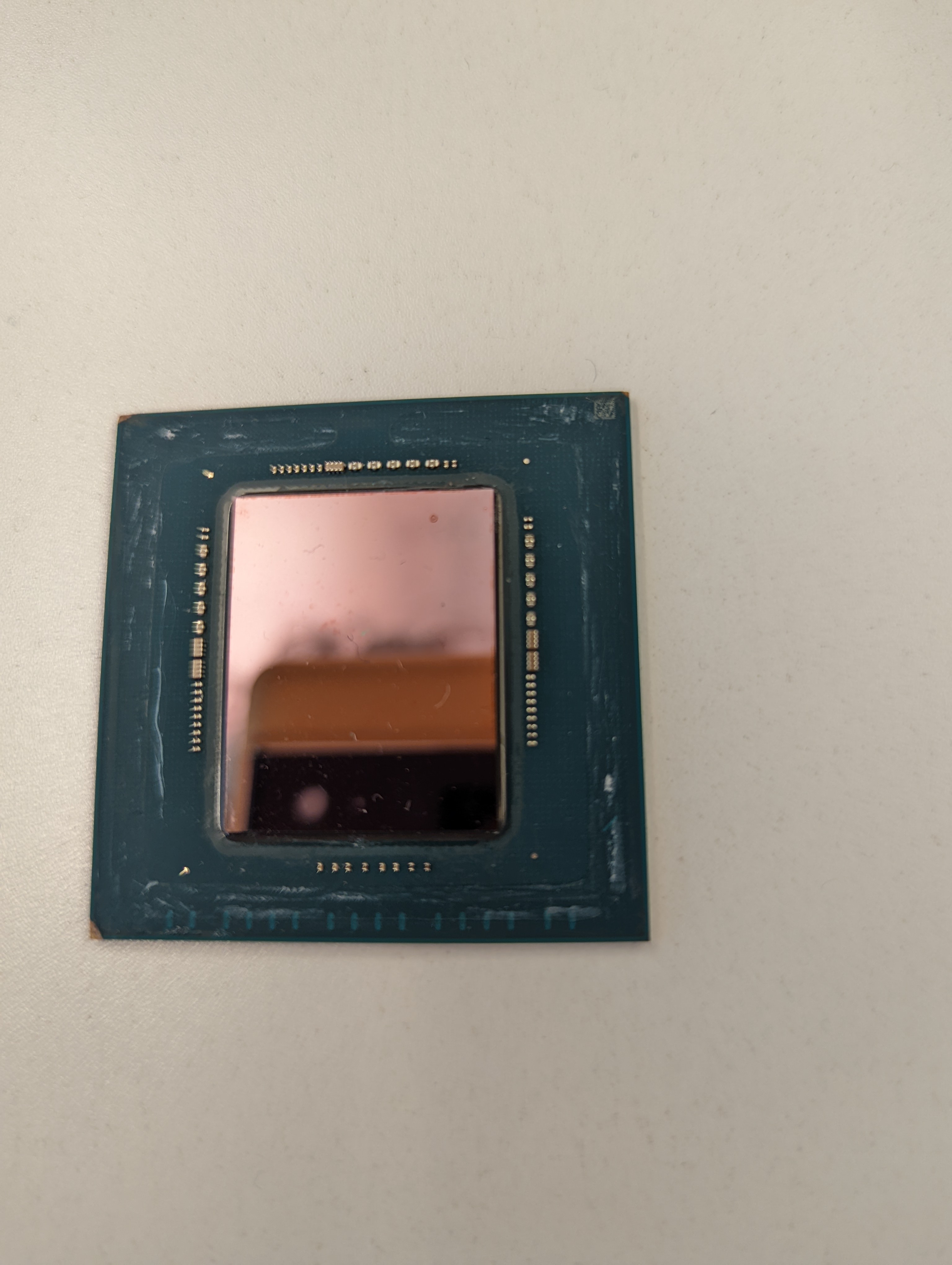 Computational memory chip with exposed die