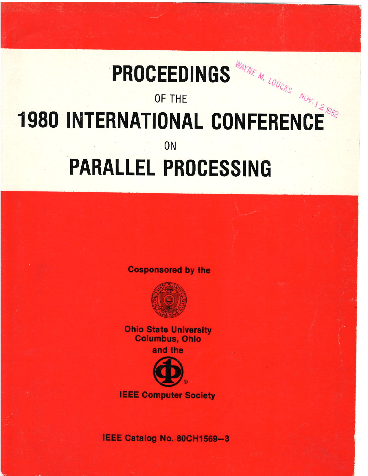 1980 International Conference on Parallel Processing proceedings